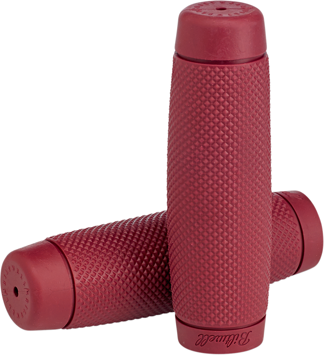 BILTWELL Recoil Bar Grips - 7/8" - Oxblood 6703-0378