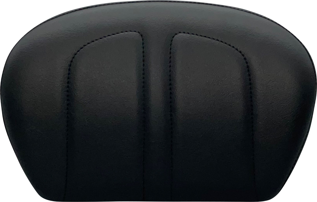 LE PERA Sissy Bar Pad - Large - Maverick Stitch - Dull Black L-SBP01MAV-DULL