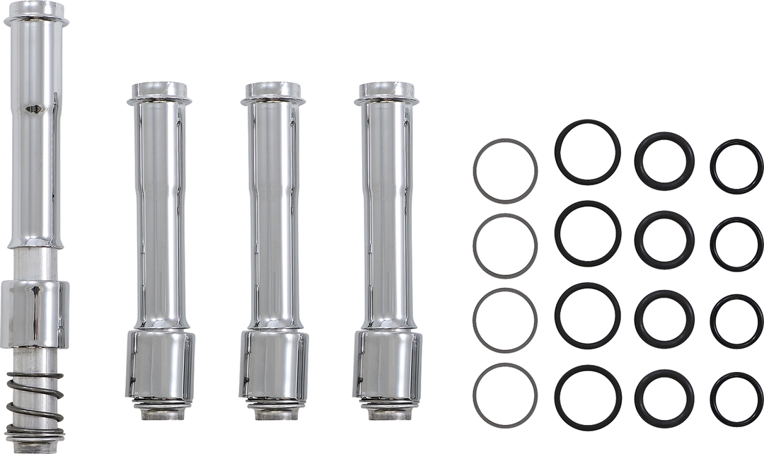 S&S CYCLE Pushrod Cover Kit - Chrome - Twin Cam | M8 106-1340