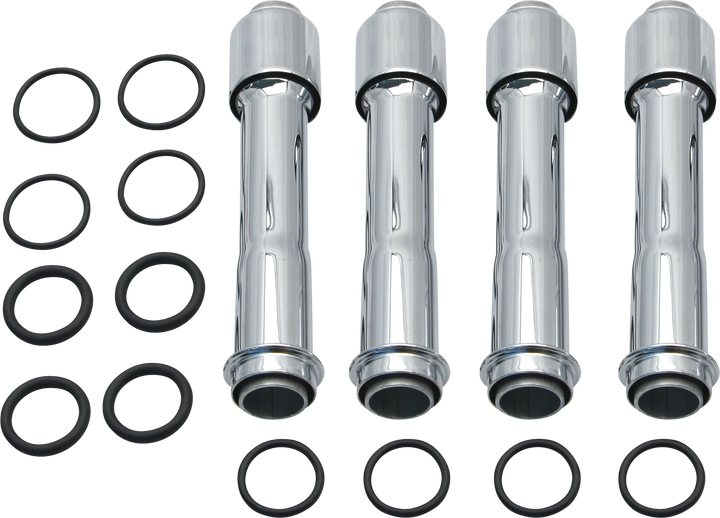 S&S CYCLE Pushrod Cover Kit - Chrome - Twin Cam | M8 106-1340