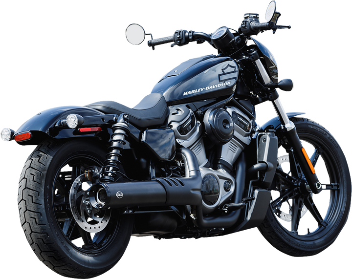 S&S CYCLE 4-1/2" Grand National Slip-On Muffler - Black - RH975 Nightster 550-1074