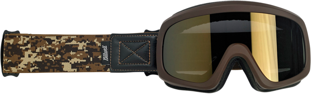 BILTWELL Overland 2.0 Goggle - Grunt - Desert Camo - Bronze Lens 2111-5822-009