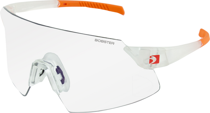 BOBSTER Cadence Sunglasses - Matte Clear/Orange - Interchangeable Lens BCAD01