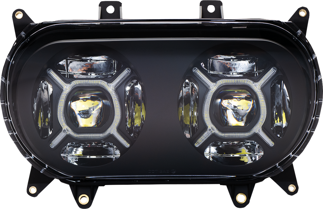 CUSTOM DYNAMICS ProGLOW™ Headlight - Black - Road Glide PG-RG-B