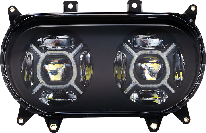 CUSTOM DYNAMICS ProGLOW™ Headlight - Black - Road Glide PG-RG-B