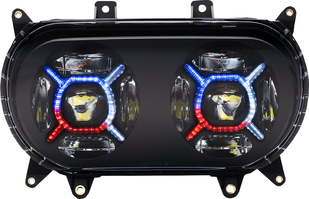 CUSTOM DYNAMICS ProGLOW™ Headlight - Black - Road Glide PG-RG-B