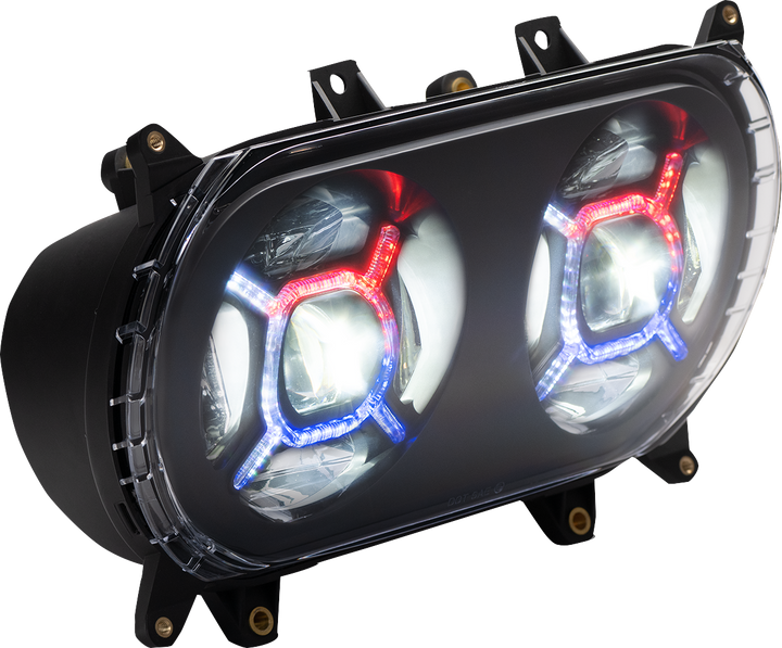 CUSTOM DYNAMICS ProGLOW™ Headlight - Black - Road Glide PG-RG-B