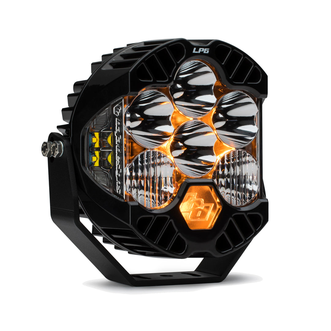 Baja Designs DOT LP6 LED Headlight Kit 2014-2023 Harley Davidson Street Glide (White) Baja DesignsLP6 Pro 6 Inch LED Driving/Combo Baja Designs