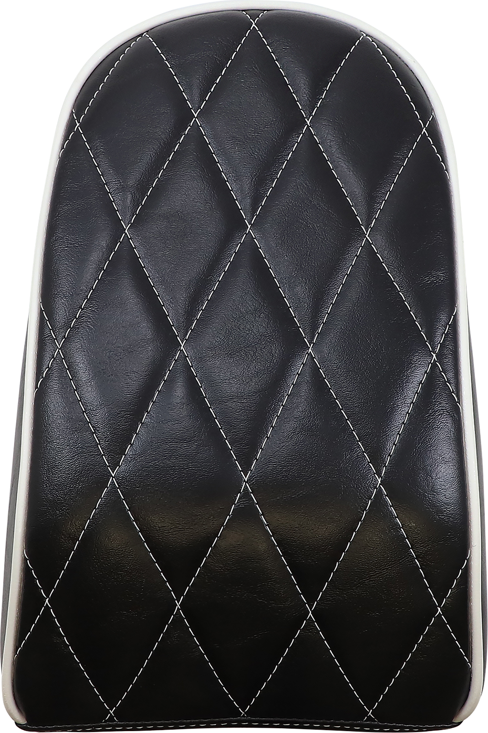 LE PERA Bare Bones Pillion Pad - Diamond - Black w/ White Stitch - FLFB/S '18-'25 LYO-007PDMWTP