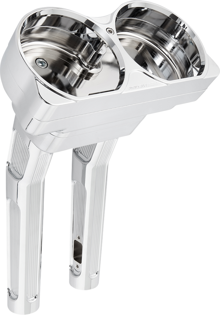 ARLEN NESS Method Kickback Handlebar Riser - 10" - Chrome 520-033
