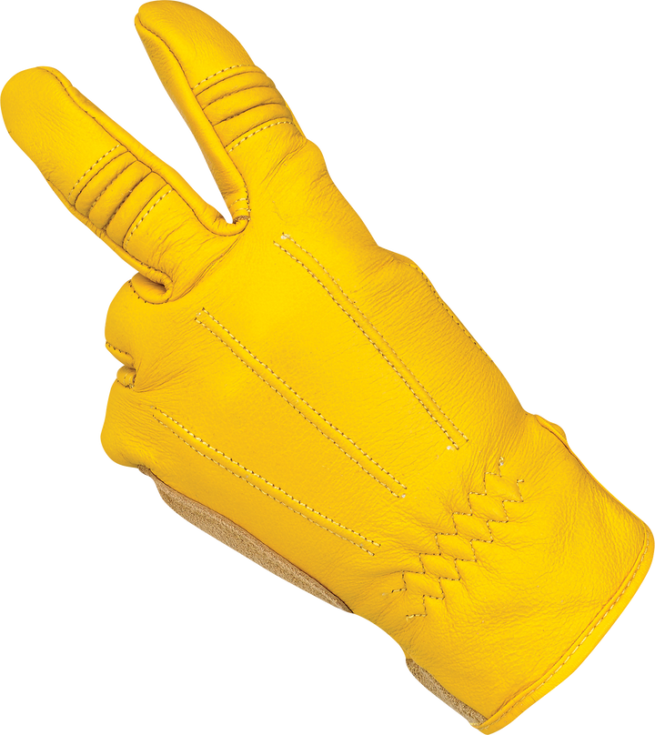 Biltwell Work 2.0 Gloves - Gold