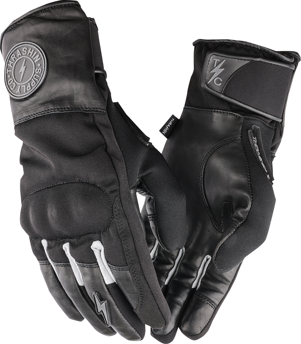 THRASHIN SUPPLY CO. Mission Waterproof Gloves - Black - Small - TWG--00-08