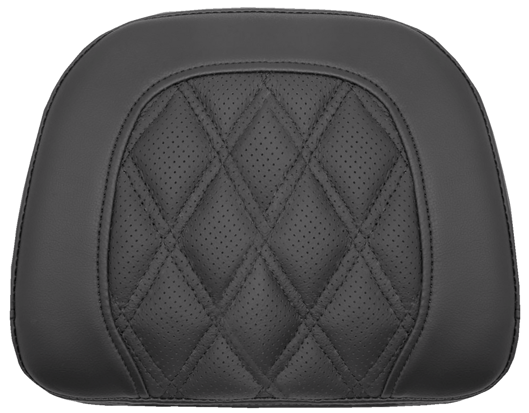 SADDLEMEN Roadsofa™ Sissy Bar Pad - Black - Lattice Stitch - Indian '14-'22 061144