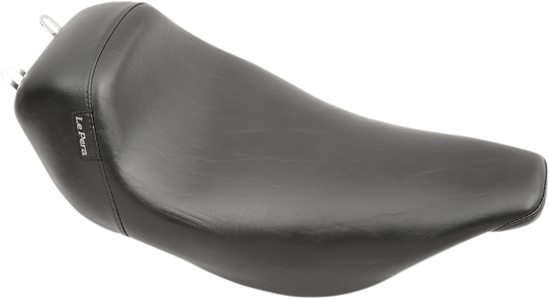 LE PERA Bare Bones Solo Seat - Smooth - Black - FL '97-'01 LN-005