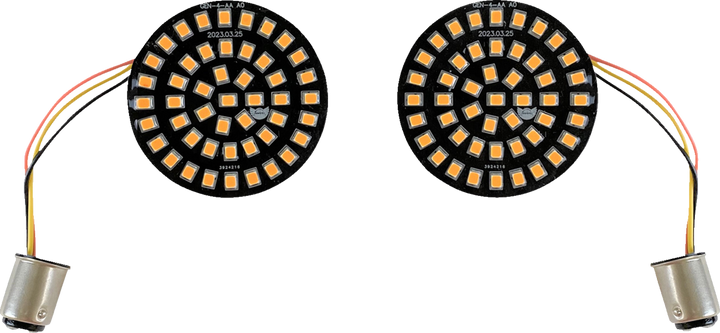 CUSTOM DYNAMICS Turn Signal Insert - LED - Amber - 1157 GEN-4-A-1157