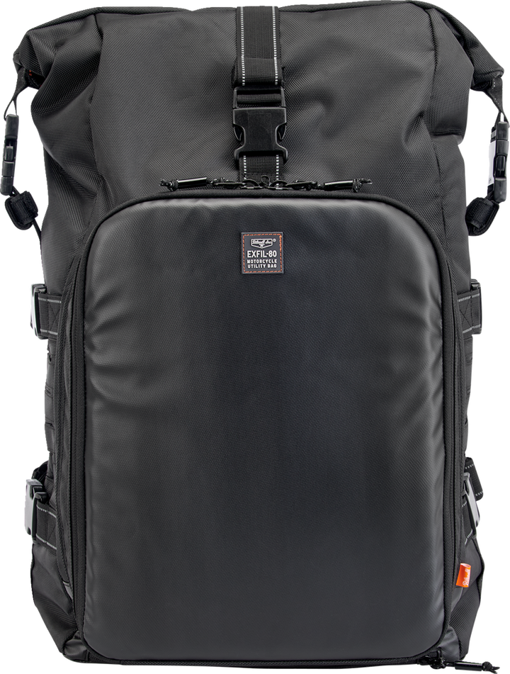 BILTWELL EXFIL-80 Motorcycle Bag - Gen 2 - Black 3014-01