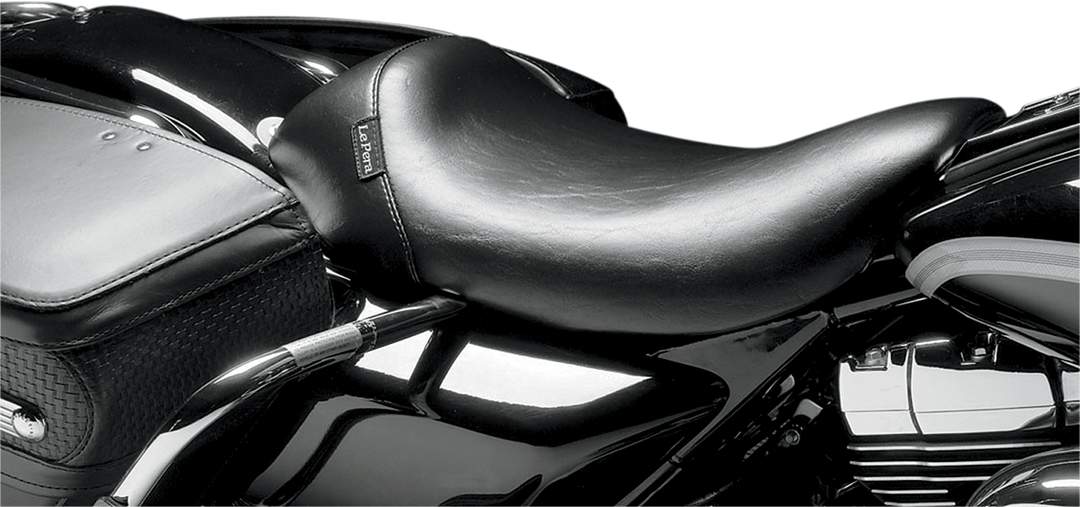 LE PERA Bare Bones Solo Seat - Smooth - Black - FLHR '97-'01 LN-005RK