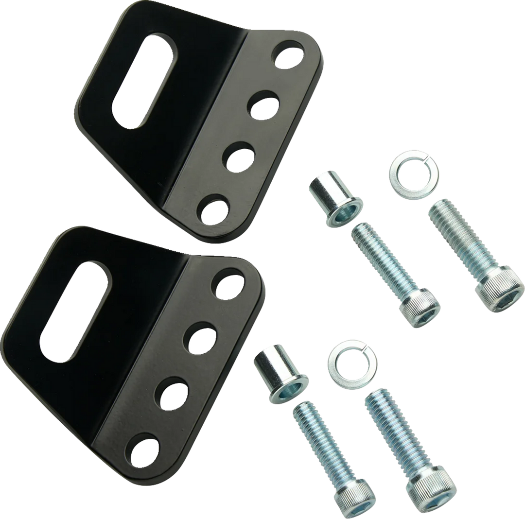 CIRO Tie-Down Brackets - Rear - Black 66051