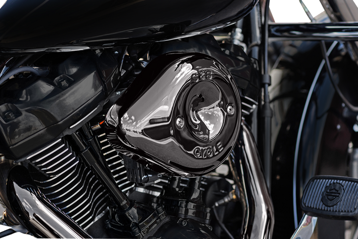 S&S CYCLE Stealth Teardrop Air Cleaner - M8 - Lava Chrome 170-0781