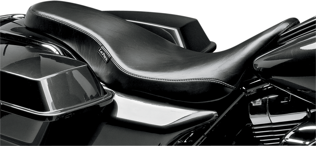 LE PERA Cobra Full-Length Seat - Smooth - Black - FL '08-'25 LK-079
