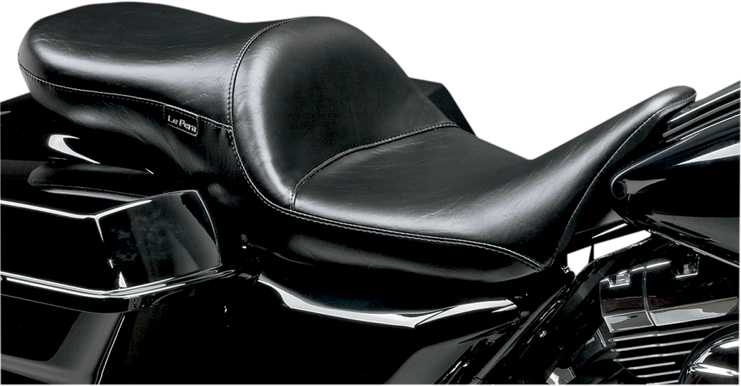 LE PERA Maverick Daddy Long Legs Seat - Black - Smooth - FL '08-'25 LK-957DLS