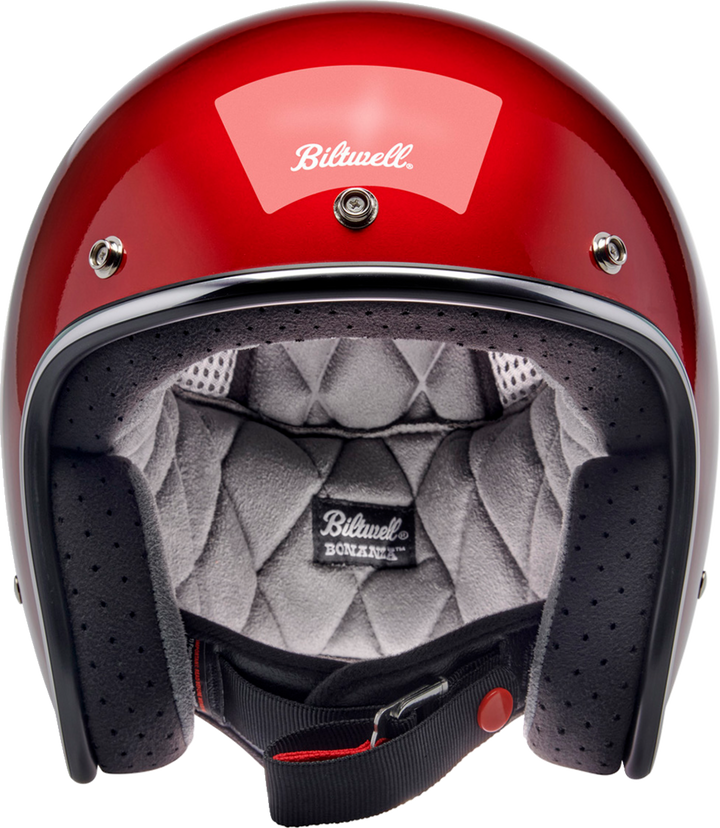 Biltwell Bonanza Helmet - Metallic Cherry Red