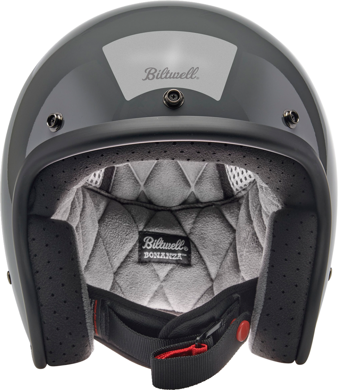 BILTWELL Bonanza Helmet - Gloss Storm Gray - XS 1001-165-201