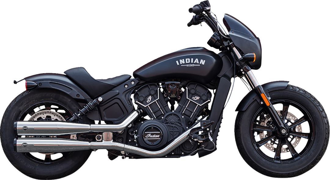 S&S CYCLE Grand National Slip-On Mufflers - Chrome - 50-State 4110-156