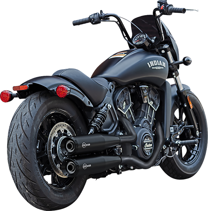 S&S CYCLE Grand National Slip-On Mufflers - Black - Race Only 4110-266-R