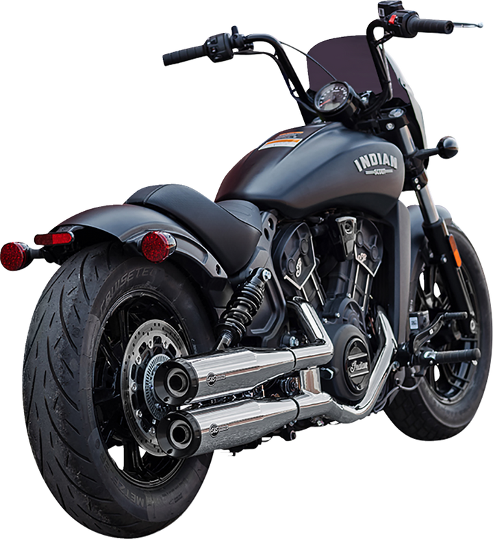 S&S CYCLE Grand National Slip-On Mufflers - Chrome - Race Only 4110-156-R