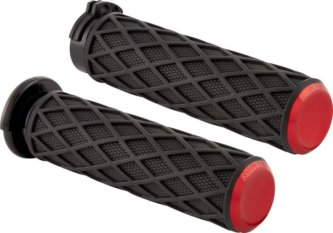 ARLEN NESS Diamond Grips - Cable - Red 500-015