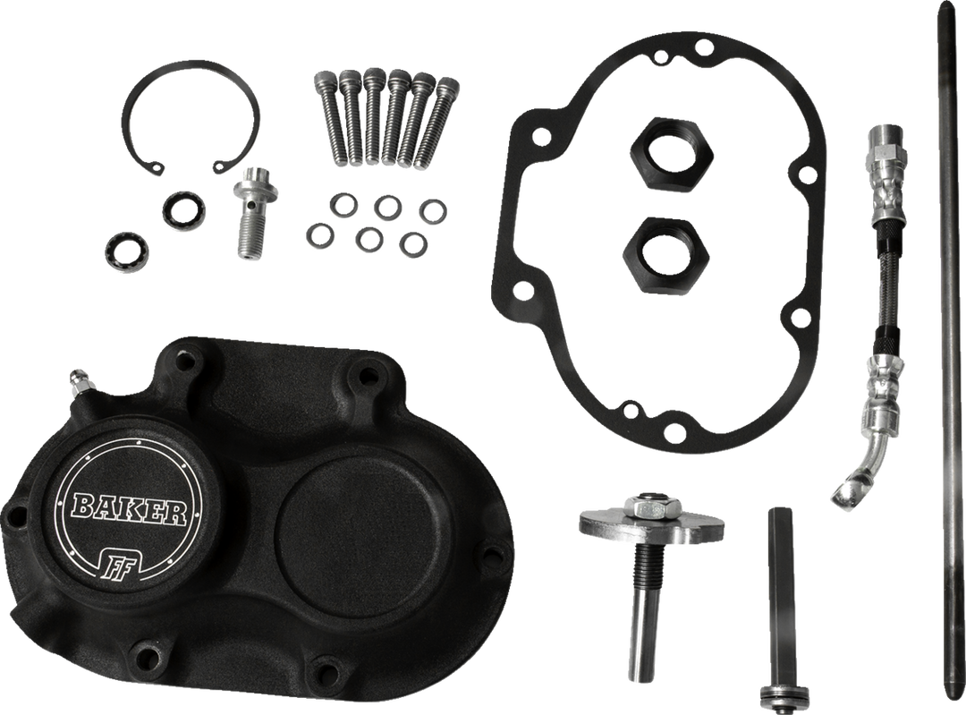 BAKER DRIVETRAIN Transmission Side Cover Assembly - Function-Formed™ - Black - M8 M8-10603-A