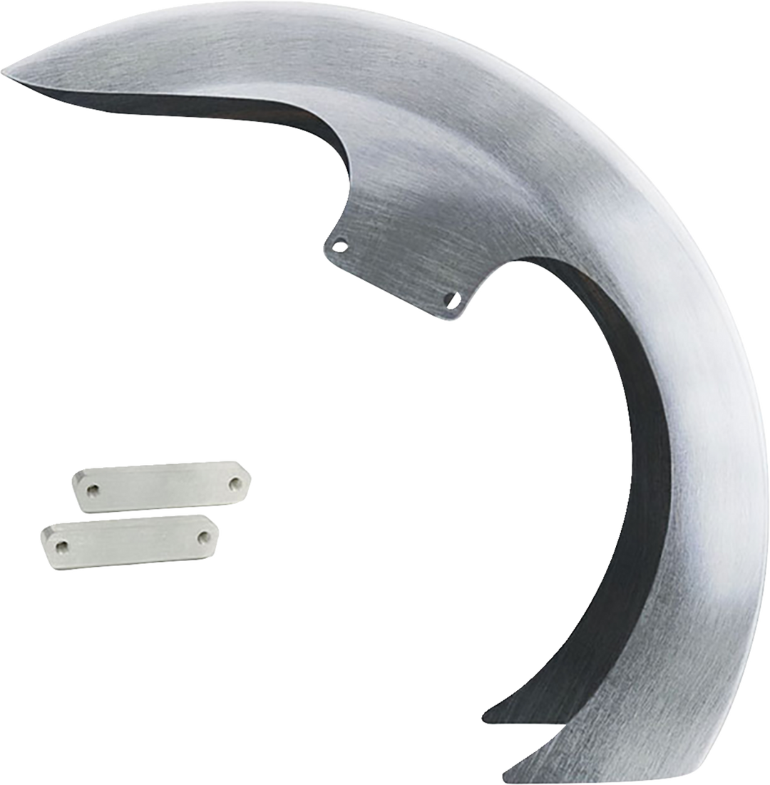PAUL YAFFE BAGGER NATION DEI Front Fender - 16"-19" Wheel - With Satin Adapters - HD Touring DEI-OEM-14L-S