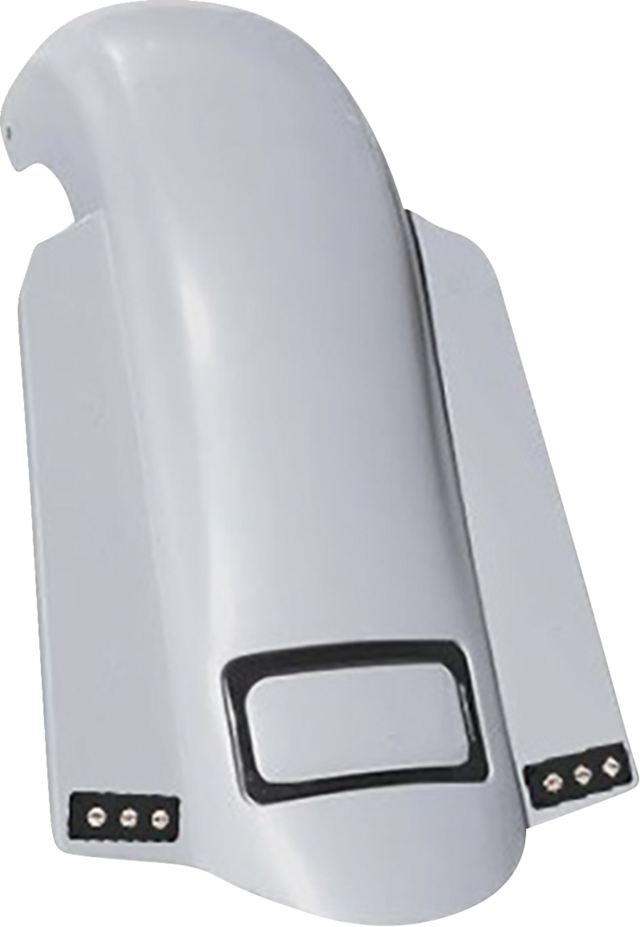 PAUL YAFFE BAGGER NATION Short Sport SS Rear Fender - With Black Plate Frame/Light - HD Touring PYO:RF-SSTP-B