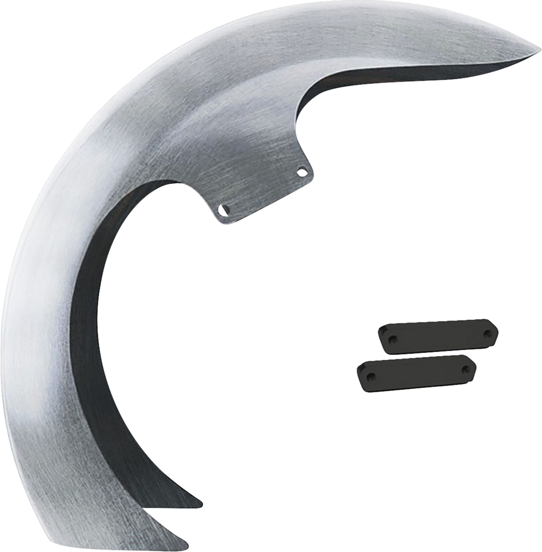PAUL YAFFE BAGGER NATION DEI Front Fender - 26" Wheel - With Black Adapters - Touring Models DEI26-14L-B