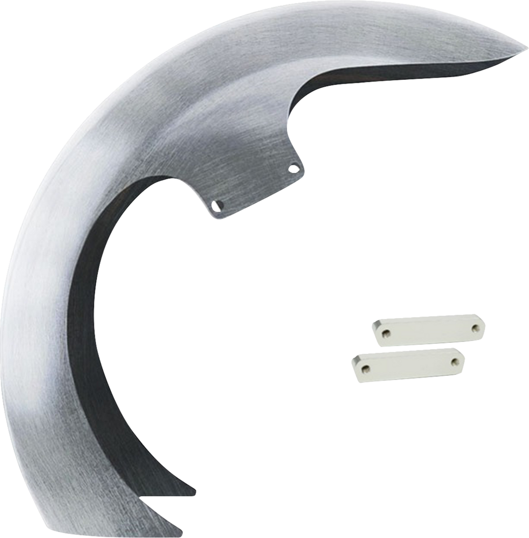 PAUL YAFFE BAGGER NATION DEI Front Fender - 26" Wheel - With Chrome Adapters - Touring Models DEI26-14L-C