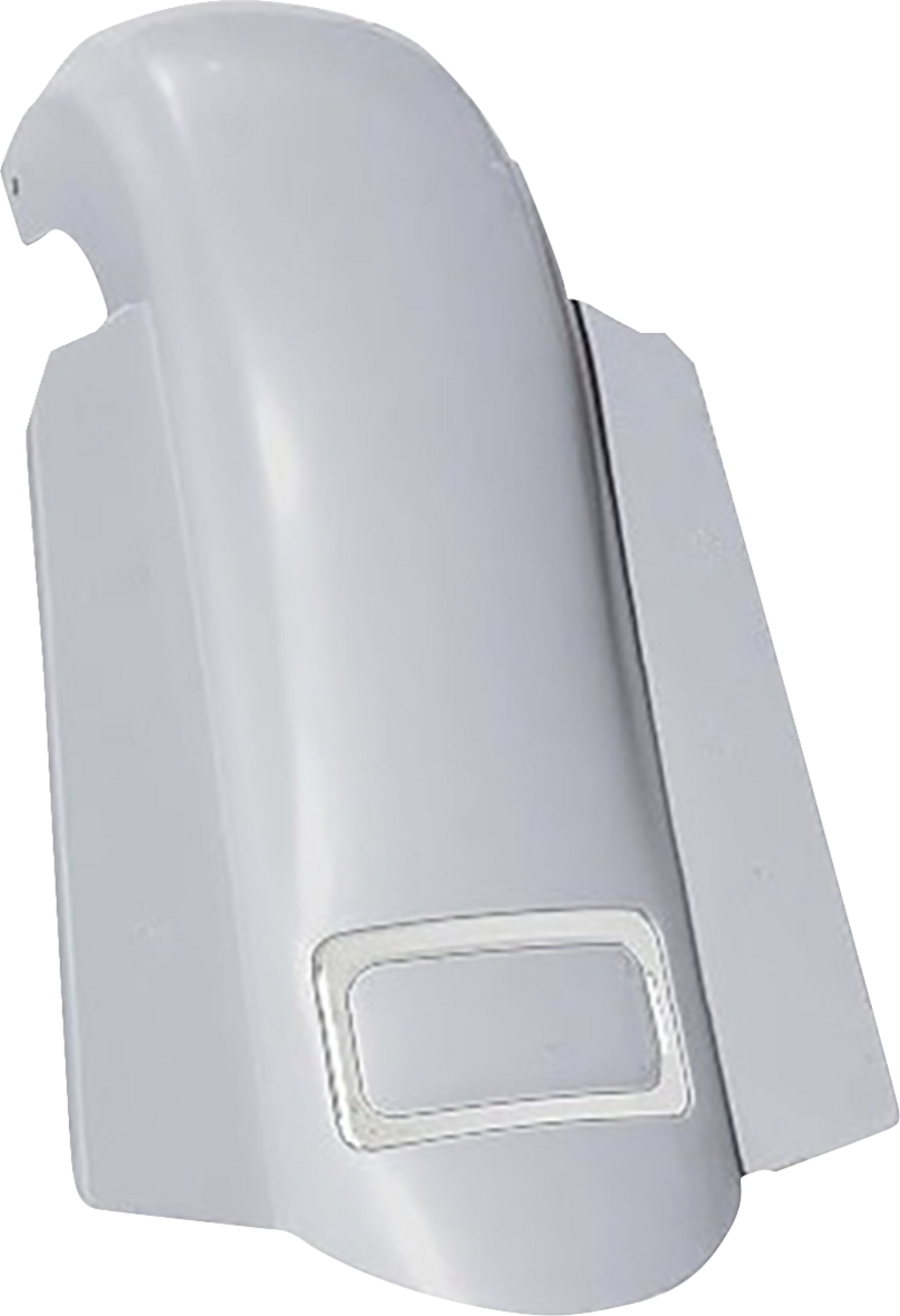 PAUL YAFFE BAGGER NATION Short Sport Rear Fender - With Chrome Plate Frame - HD Touring '14-'26 PYO:RF-SS-C