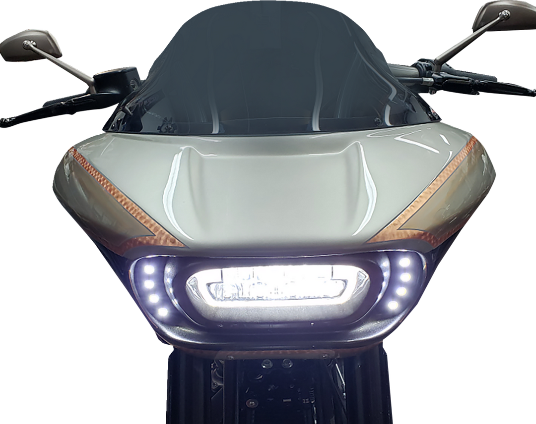 PAUL YAFFE BAGGER NATION Quad Pod Running Light Kit - Fairing Mounted - Black PYO:QPLK-B