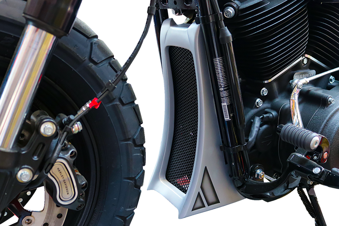 PAUL YAFFE BAGGER NATION Chin Spoiler - Black Stash - HD Softails PYO:SCS-BS-P