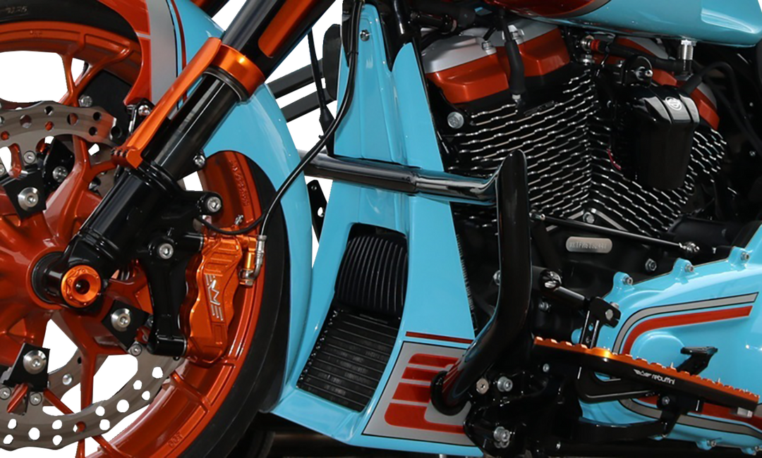PAUL YAFFE BAGGER NATION Chin Spoiler Swoop - 2 Pc - Harley-Davidson® - Touring '09-'16 PYO:SCS-09-2PC