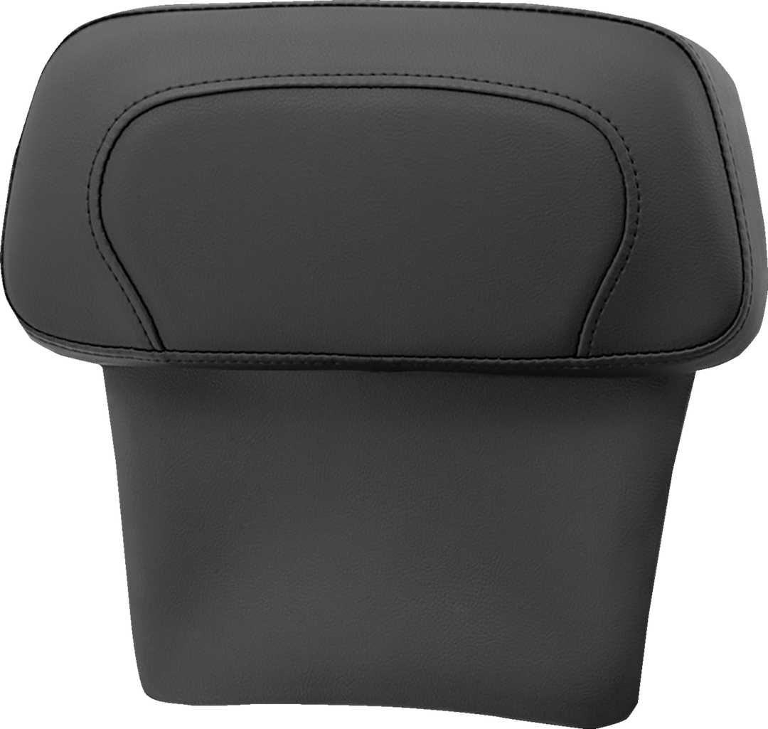 SADDLEMEN Chopped Tour Pak Backrest Pad - RoadSofa™ - Black w/ Black Stitch - FLT/FLH '14-'23 814-07-CPACK-RS