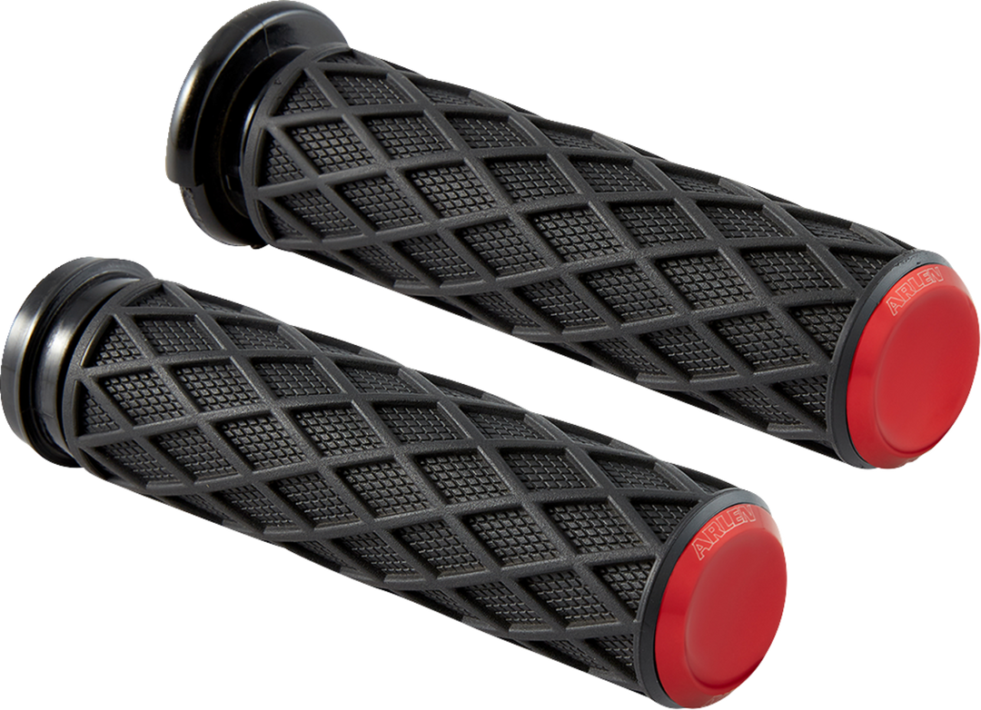 ARLEN NESS Diamond Grips - TBW - Red 500-017