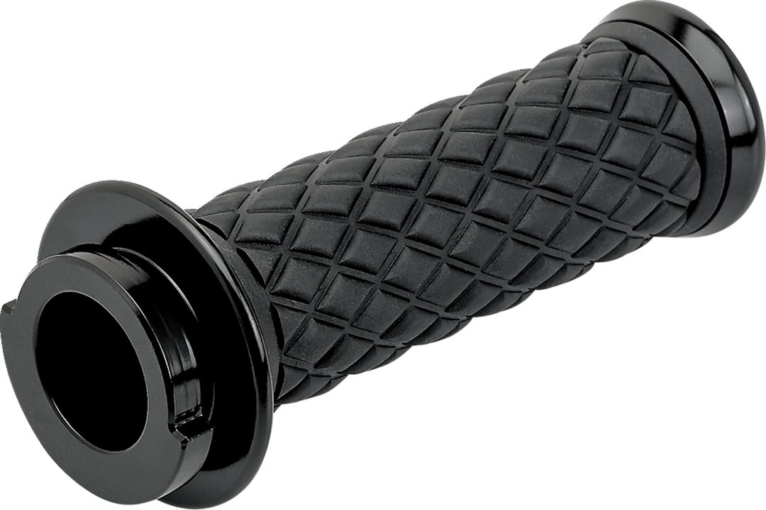 BILTWELL Alumicore Grips - TBW - Black 6608-201-01