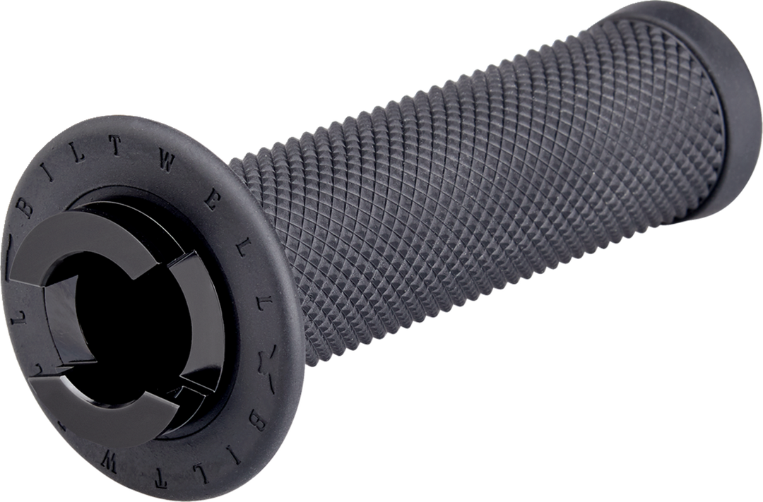 BILTWELL Alumicore Grips - 7/8" - TBW - Black 6605-201-78