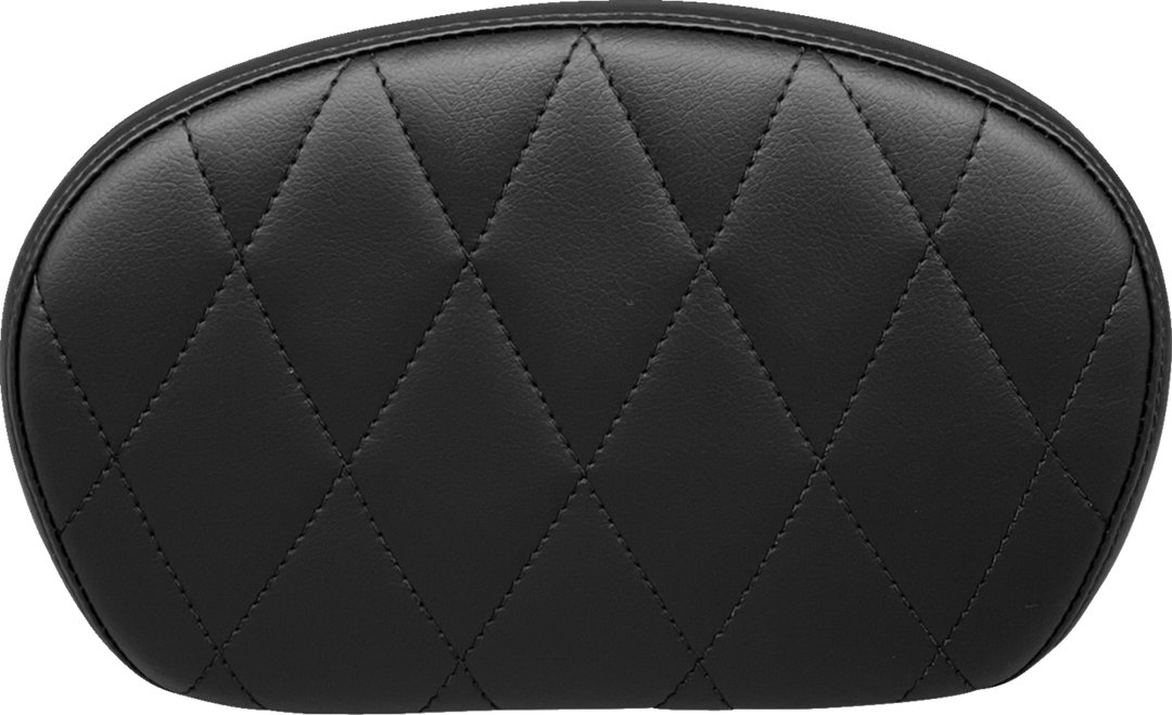 LE PERA Sissy Bar Pad - Medium - Diamond - Dull Black L-SBP02DM-DULL