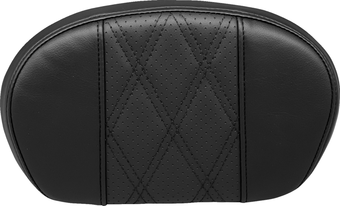 LE PERA Sissy Bar Pad - Medium - GT2/HR2 - Perforated Black L-SBP02GT/HR2