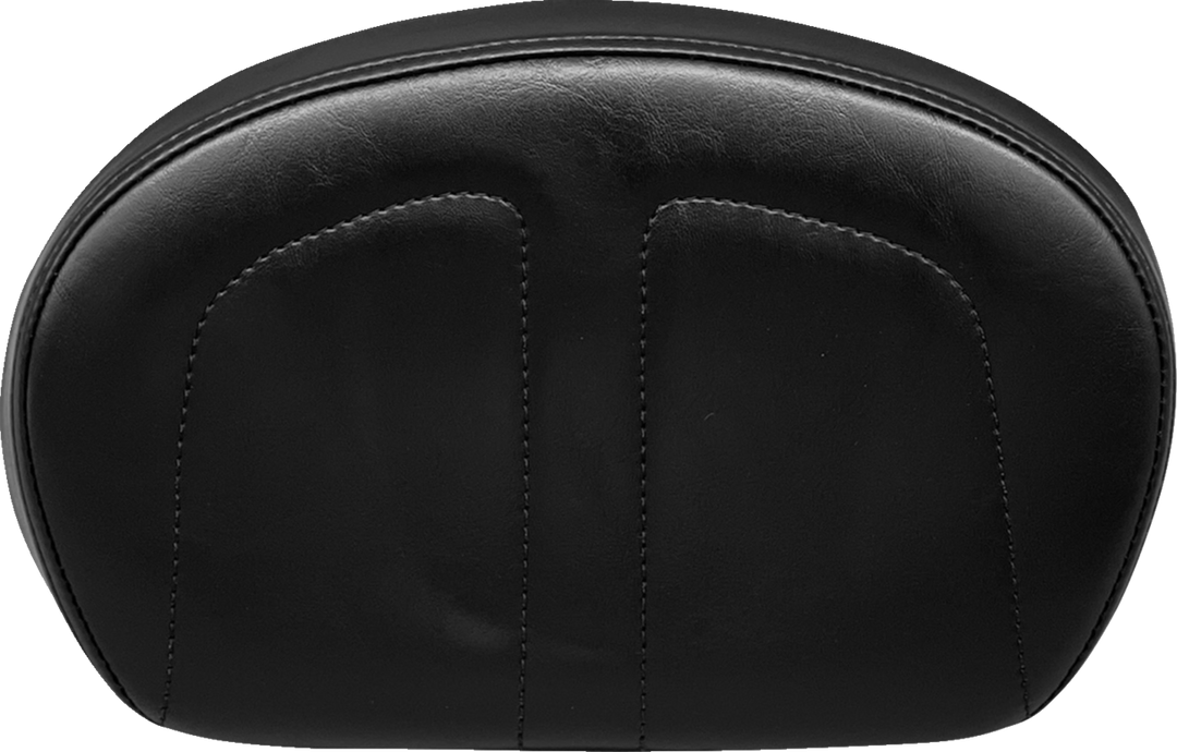 LE PERA Sissy Bar Pad - Medium - Maverick - Shiny Black L-SBP02MAV-SH