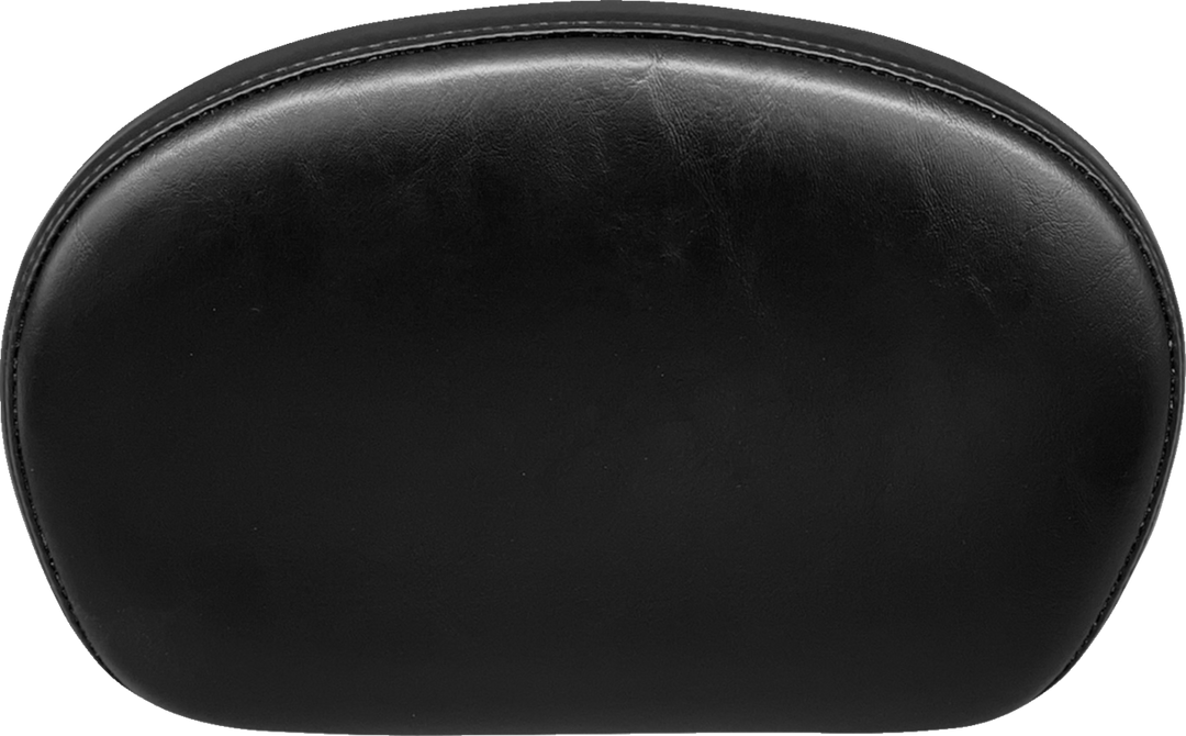 LE PERA Sissy Bar Pad - Medium - Smooth - Shiny Black L-SBP02S-SH