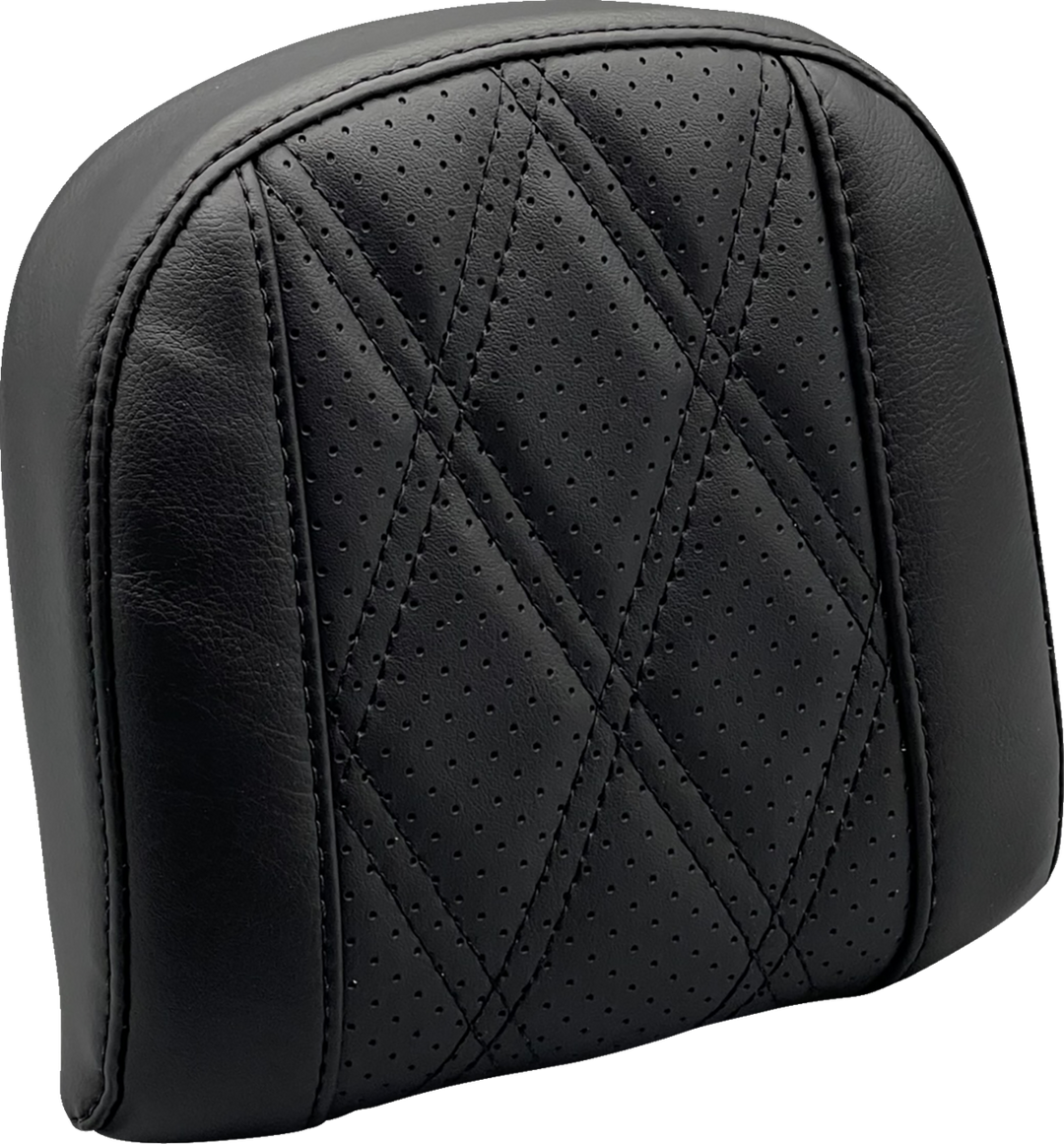 LE PERA Sissy Bar Pad - Small - GT2/HR2 - Perforated Black L-SBP03GT/HR2