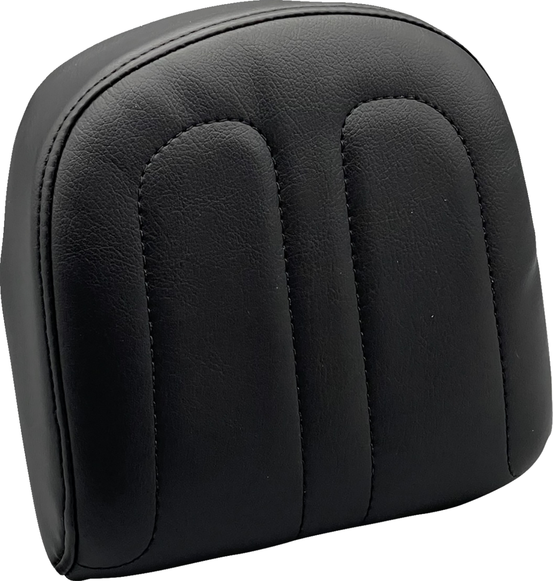 LE PERA Sissy Bar Pad - Small - Maverick - Dull Black L-SBP03MAV-DULL